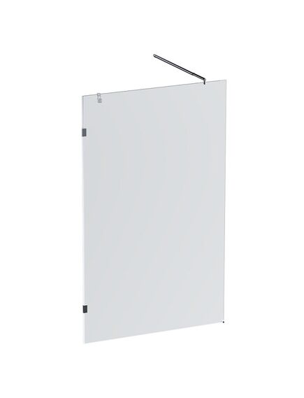 Купить W94UWI-120-F1-MTE X-Joy Душевая перегородка 120x195, стекло прозр. 8 мм + покрытие, фурнитура мат хр (w94uwi-120-f1-mte) по цене 20990 руб., в Санкт-Петебруге в интернет магазине 100-Систем, а также дургие товары AM.PM из раздела Душевые перегородки и Душевые двери, перегородки