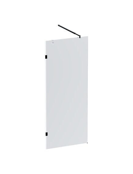 Купить W94UWI-80-F1-BTE X-Joy Душевая перегородка 80x195, стекло прозр. 8 мм + покрытие, фурнитура черный (w94uwi-80-f1-bte) по цене 15990 руб., в Санкт-Петебруге в интернет магазине 100-Систем, а также дургие товары AM.PM из раздела Душевые перегородки и Душевые двери, перегородки