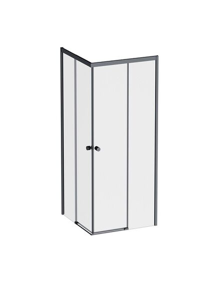 Купить W94G-403-8080-BТ1К X-joy душевое огражд квадратн.,раздвиж.двери 80x80 черный мат.,стекло прозрачн (w94g-403-8080-bт1к) по цене 28290 руб., в Санкт-Петебруге в интернет магазине 100-Систем, а также дургие товары AM.PM из раздела Душевые ограждения и Душевые кабины и ограждения