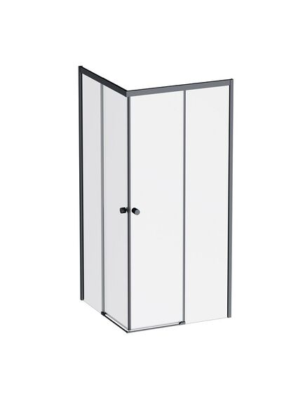 Купить W94G-403-9090-BТ1К X-joy душевое огражд квадратн.,раздвиж.двери 90x90 черный мат.,стекло прозрачн (w94g-403-9090-bт1к) по цене 29390 руб., в Санкт-Петебруге в интернет магазине 100-Систем, а также дургие товары AM.PM из раздела Душевые ограждения и Душевые кабины и ограждения