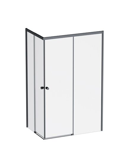 Купить W94G-403-120280-BТ1К X-joy душевое огражд прямоугольн.,раздвиж.двери 120x80 черный мат.,стекло прозр (w94g-403-120280-bт1к) по цене 31590 руб., в Санкт-Петебруге в интернет магазине 100-Систем, а также дургие товары AM.PM из раздела Душевые ограждения и Душевые кабины и ограждения