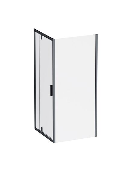 Купить W90G-404-9090-BT Gem Душевое ограждение  Square Pivot 90x90 стекло прозрачное, профиль матовый черный (w90g-404-9090-bt) по цене 39490 руб., в Санкт-Петебруге в интернет магазине 100-Систем, а также дургие товары AM.PM из раздела Душевые ограждения и Душевые кабины и ограждения