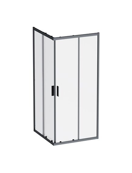 Купить W90G-403-9090BT Gem душевое огражд квадратн.,раздвиж.двери 90x90 черный мат.,стекло прозрачн (w90g-403-9090bt) по цене 34990 руб., в Санкт-Петебруге в интернет магазине 100-Систем, а также дургие товары AM.PM из раздела Душевые ограждения и Душевые кабины и ограждения