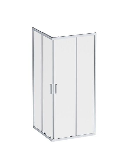 Купить W90G-403-100100-MT Gem душевое огражд квадратн.,раздвиж.двери 100x100 хром мат.,стекло прозрачн (w90g-403-100100-mt) по цене 36690 руб., в Санкт-Петебруге в интернет магазине 100-Систем, а также дургие товары AM.PM из раздела Душевые ограждения и Душевые кабины и ограждения