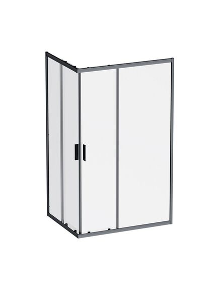 Купить W90G-403-120290-BT Gem душевое огражд прямоугольн.,раздвиж.двери 120x90 черный мат.,стекло прозрачн (w90g-403-120290-bt) по цене 38290 руб., в Санкт-Петебруге в интернет магазине 100-Систем, а также дургие товары AM.PM из раздела Душевые ограждения и Душевые кабины и ограждения