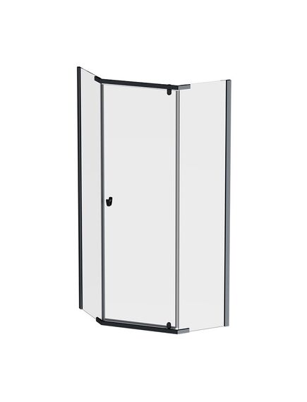 Купить W87G-405-9090-BT Sunny душ огражд 5-угольн, распашн дверь 90x90 черный,стекло прозрачн (w87g-405-9090-bt) по цене 26390 руб., в Санкт-Петебруге в интернет магазине 100-Систем, а также дургие товары AM.PM из раздела Душевые ограждения и Душевые кабины и ограждения