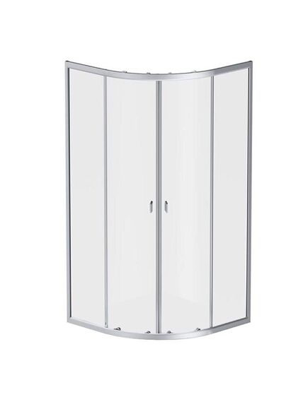 Купить W88G-205-090MT64 X-Joy Twin Slide,  Душевое ограждение без  поддона, 90x90, профиль мат хром (w88g-205-090mt64) по цене 17990 руб., в Санкт-Петебруге в интернет магазине 100-Систем, а также дургие товары AM.PM из раздела Душевые ограждения и Душевые кабины и ограждения