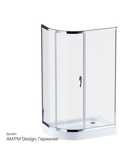 Купить W83G-302U120CT64 Like Solo Slide 120 Душ. ограждение Like 120x80, стекло прозрачное, проф мат.серый (w83g-302u120ct64) по цене 50990 руб., в Санкт-Петебруге в интернет магазине 100-Систем, а также дургие товары AM.PM из раздела Душевые ограждения и Душевые кабины и ограждения