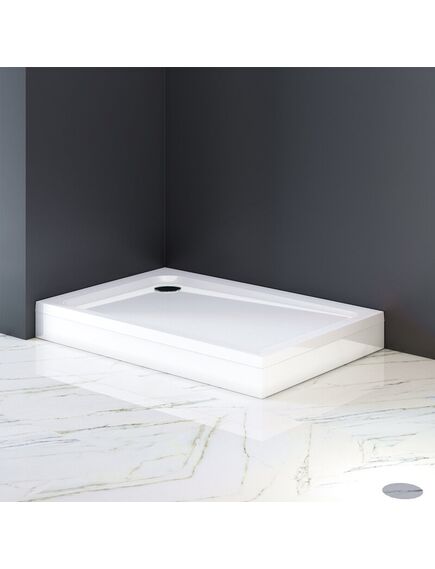 Купить W90T-404-12080W Gem Square 120x80 поддон с сифоном (w90t-404-12080w) по цене 21590 руб., в Санкт-Петебруге в интернет магазине 100-Систем, а также дургие товары AM.PM из раздела Прямоугольные и Душевые поддоны
