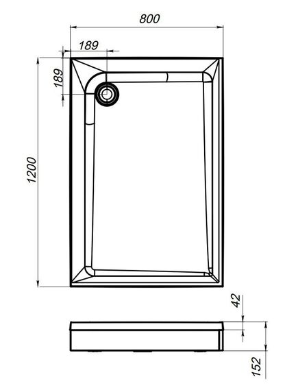 Купить W90T-404-12080W Gem Square 120x80 поддон с сифоном (w90t-404-12080w) по цене 21590 руб., в Санкт-Петебруге в интернет магазине 100-Систем, а также дургие товары AM.PM из раздела Прямоугольные и Душевые поддоны