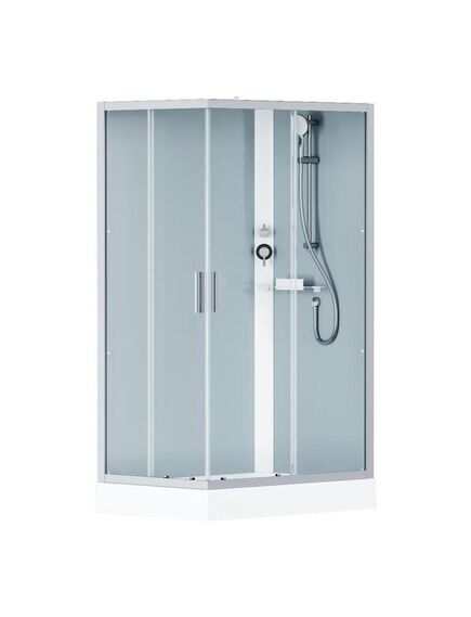 Купить W90C-404-12080MT Gem кабина душевая 120x80, прямоугольная, профиль матовый хром, стекло прозрачное (w90c-404-12080mt) по цене 127590 руб., в Санкт-Петебруге в интернет магазине 100-Систем, а также дургие товары AM.PM из раздела Душевые кабины и Душевые кабины и ограждения