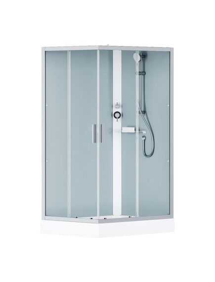 Купить W90C-404-12090MT Gem кабина душевая  120x90, прямоугольная, профиль матовый хром, стекло прозрачное (w90c-404-12090mt) по цене 139690 руб., в Санкт-Петебруге в интернет магазине 100-Систем, а также дургие товары AM.PM из раздела Душевые кабины и Душевые кабины и ограждения
