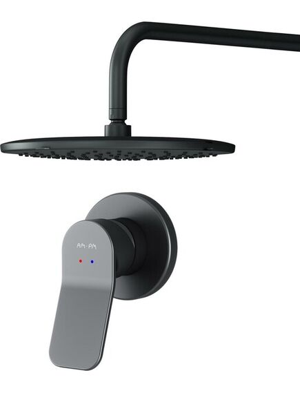 Купить FB85A2R002 X-Joy, набор: см-ль д/душа, верхний душ 220 мм, держатель д/верхн.душа, черный, шт. (fb85a2r002) по цене 23690 руб., в Санкт-Петебруге в интернет магазине 100-Систем, а также дургие товары AM.PM из раздела Душевые комплекты встраиваемого монтажа и Душевые комплекты встраиваемого монтажа