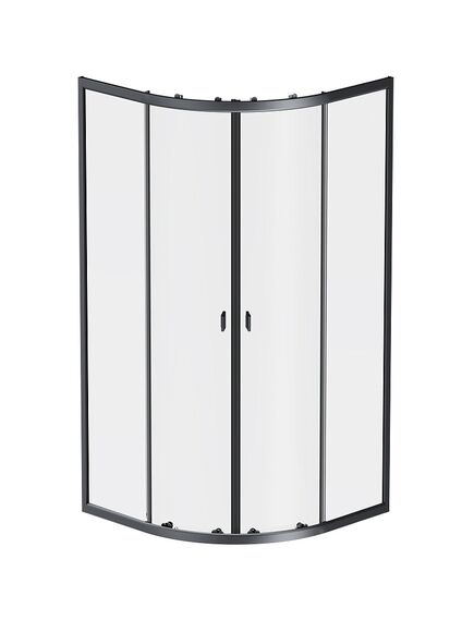 Купить W88G-205-090BT64 X-Joy Twin Slide,  Душевое ограждение без  поддона, 90x90, профиль черный (w88g-205-090bt64) по цене 27990 руб., в Санкт-Петебруге в интернет магазине 100-Систем, а также дургие товары AM.PM из раздела Душевые ограждения и Душевые кабины и ограждения