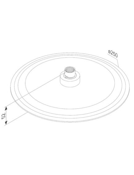 Купить 936050000 Scandinavian Pure верхний душ, круг, хром (936050000) по цене 5990 руб., в Санкт-Петебруге в интернет магазине 100-Систем, а также дургие товары DAMIXA из раздела Верхний душ и Комплектующие для встраиваемых систем