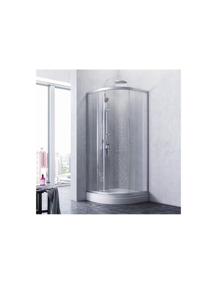 Купить W88G-205-080MT64 X-Joy Twin Slide,  Душевое ограждение без  поддона, 80x80, профиль мат хром (w88g-205-080mt64) по цене 26990 руб., в Санкт-Петебруге в интернет магазине 100-Систем, а также дургие товары AM.PM из раздела Душевые ограждения и Душевые кабины и ограждения