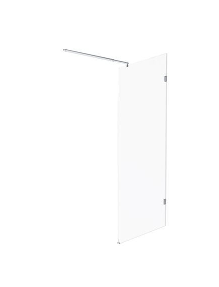 Купить W94WI-80-F1-MTE Душевая перегородка X-Joy 80x195, стекло прозр. 6 мм + покрытие, фурнитура мат хром (w94wi-80-f1-mte) по цене 13490 руб., в Санкт-Петебруге в интернет магазине 100-Систем, а также дургие товары AM.PM из раздела Душевые перегородки и Душевые двери, перегородки