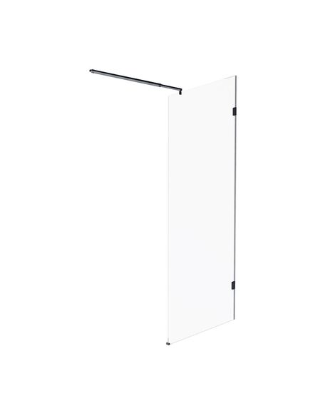 Купить W94WI-80-F1-BTE Душевая перегородка X-Joy 80x195, стекло прозр. 6 мм + покрытие, фурнитура черный (w94wi-80-f1-bte) по цене 13490 руб., в Санкт-Петебруге в интернет магазине 100-Систем, а также дургие товары AM.PM из раздела Душевые перегородки и Душевые двери, перегородки