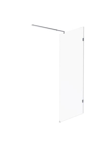 Купить W94WI-90-F1-MTE Душевая перегородка X-Joy 90x195, стекло прозр. 6 мм + покрытие, фурнитура мат хром (w94wi-90-f1-mte) по цене 13990 руб., в Санкт-Петебруге в интернет магазине 100-Систем, а также дургие товары AM.PM из раздела Душевые перегородки и Душевые двери, перегородки