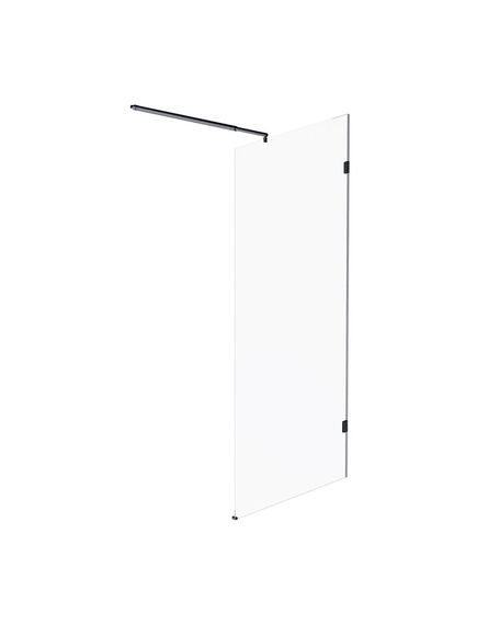 Купить W94WI-90-F1-BTE Душевая перегородка X-Joy 90x195, стекло прозр. 6 мм + покрытие, фурнитура черный (w94wi-90-f1-bte) по цене 13990 руб., в Санкт-Петебруге в интернет магазине 100-Систем, а также дургие товары AM.PM из раздела Душевые перегородки и Душевые двери, перегородки