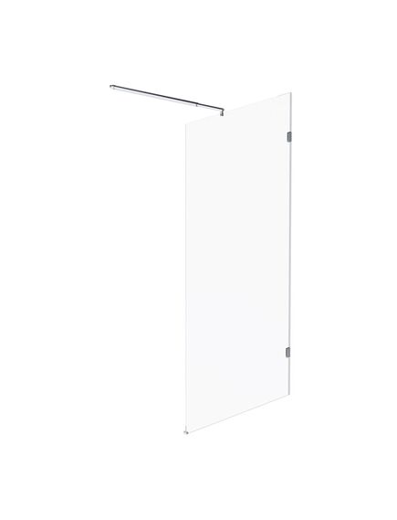 Купить W94WI-100-F1-MTE Душевая перегородка X-Joy 100x195, стекло прозр. 6 мм + покрытие, фурнитура мат хро (w94wi-100-f1-mte) по цене 14990 руб., в Санкт-Петебруге в интернет магазине 100-Систем, а также дургие товары AM.PM из раздела Душевые перегородки и Душевые двери, перегородки