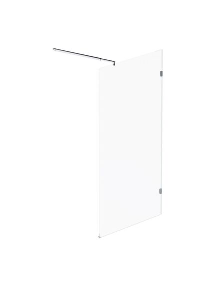 Купить W94WI-110-F1-MTE Душевая перегородка X-Joy 110x195, стекло прозр. 6 мм + покрытие, фурнитура мат хро (w94wi-110-f1-mte) по цене 15990 руб., в Санкт-Петебруге в интернет магазине 100-Систем, а также дургие товары AM.PM из раздела Душевые перегородки и Душевые двери, перегородки
