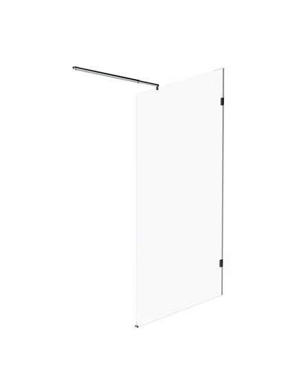 Купить W94WI-110-F1-BTE Душевая перегородка X-Joy 110x195, стекло прозр. 6 мм + покрытие, фурнитура черный (w94wi-110-f1-bte) по цене 15990 руб., в Санкт-Петебруге в интернет магазине 100-Систем, а также дургие товары AM.PM из раздела Душевые перегородки и Душевые двери, перегородки