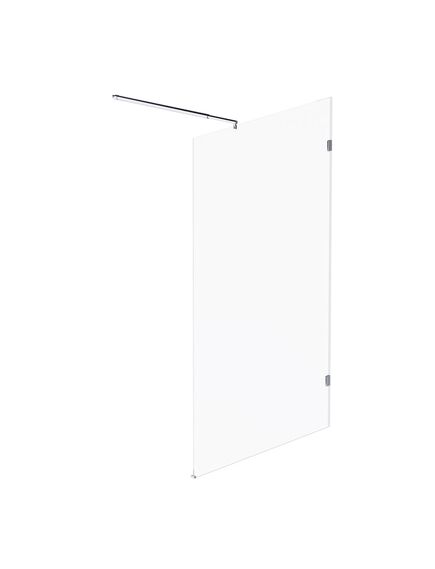 Купить W94WI-120-F1-MTE Душевая перегородка X-Joy 120x195, стекло прозр. 6 мм + покрытие, фурнитура мат хро (w94wi-120-f1-mte) по цене 16990 руб., в Санкт-Петебруге в интернет магазине 100-Систем, а также дургие товары AM.PM из раздела Душевые перегородки и Душевые двери, перегородки