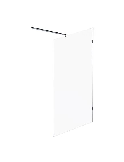 Купить W94WI-120-F1-BTE Душевая перегородка X-Joy 120x195, стекло прозр. 6 мм + покрытие, фурнитура черный (w94wi-120-f1-bte) по цене 16990 руб., в Санкт-Петебруге в интернет магазине 100-Систем, а также дургие товары AM.PM из раздела Душевые перегородки и Душевые двери, перегородки