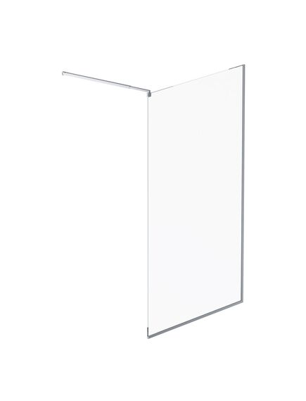 Купить W84WI-120-F1-MTE Душевая перегородка Func 120x200, стекло прозр. 8 мм + покрытие, профиль мат хром (w84wi-120-f1-mte) по цене 27990 руб., в Санкт-Петебруге в интернет магазине 100-Систем, а также дургие товары AM.PM из раздела Душевые перегородки и Душевые двери, перегородки