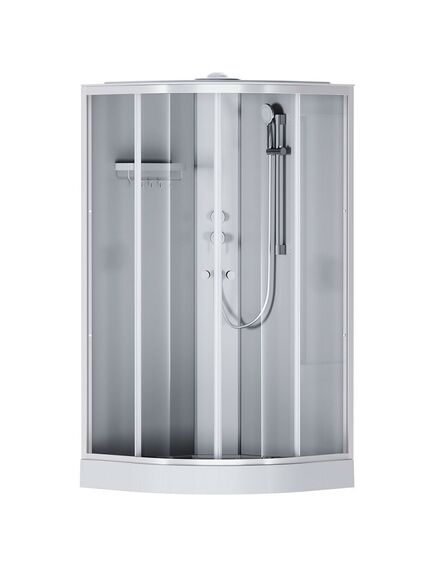 Купить W94C-401-100MT X-Joy кабина душевая  100x100, 1/4 круга,  профиль мат.хром, стекло прозрачное (w94c-401-100mt) по цене 67490 руб., в Санкт-Петебруге в интернет магазине 100-Систем, а также дургие товары AM.PM из раздела Душевые кабины и Душевые кабины и ограждения