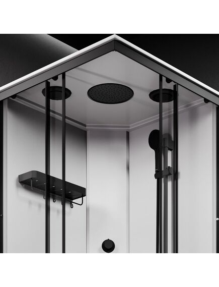 Купить W94C-403-090BT X-Joy Square кабина душевая  90x90,  профиль мат.черный, стекло прозрачное (w94c-403-090bt) по цене 55990 руб., в Санкт-Петебруге в интернет магазине 100-Систем, а также дургие товары AM.PM из раздела Душевые кабины и Душевые кабины и ограждения