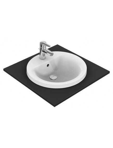 Купить Умывальник Ideal Standard CONNECT E504201 круглый встраиваемый пна столешницу (e504201) по цене 17490.18 руб., в Санкт-Петебруге в интернет магазине 100-Систем, а также дургие товары IDEAL STANDARD из раздела Встраиваемые раковины и Раковины и пьедесталы
