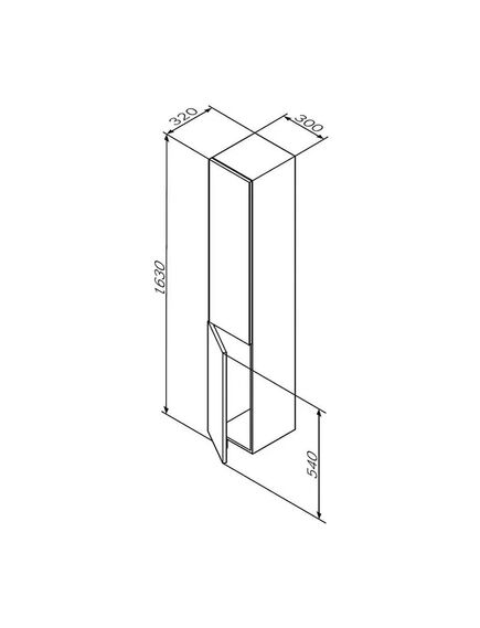 Купить M90CHL0306HF GEM, шкаф-колонна, подвесной, левый, 30 см, двери, push-to-open, цвет: орех (m90chl0306hf) по цене 22790 руб., в Санкт-Петебруге в интернет магазине 100-Систем, а также дургие товары AM.PM из раздела Пеналы и Пеналы, комоды, шкафы