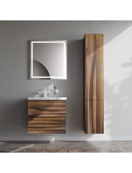 Купить M90CHR0306HF GEM, шкаф-колонна, подвесной, правый, 30 см, двери, push-to-open, цвет: орех (m90chr0306hf) по цене 22490 руб., в Санкт-Петебруге в интернет магазине 100-Систем, а также дургие товары AM.PM из раздела Пеналы и Пеналы, комоды, шкафы