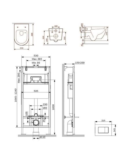 Купить IS100251.801900 Инсталляция MasterFit с клав S глянц хром с подвес унит Like Aquaspin с сид м/лиф (is100251.801900) по цене 43490 руб., в Санкт-Петебруге в интернет магазине 100-Систем, а также дургие товары AM.PM из раздела Готовые решения и Инсталляции