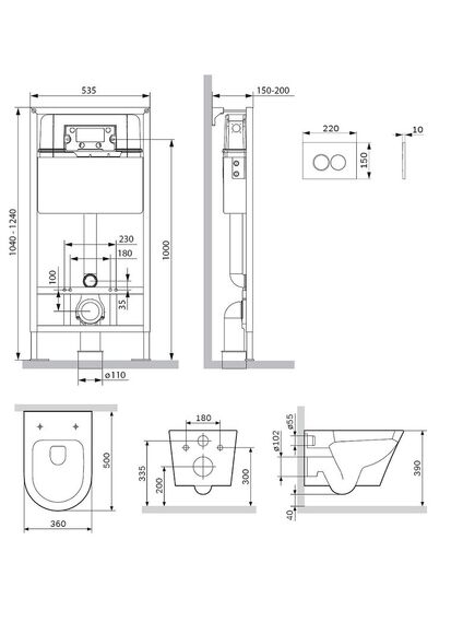 Купить IS90251.741701 Инсталляция с клав PrimeFit S, хром глянц, с подвес унит Sense FlashClean с сид м/лифт (is90251.741701) по цене 42690 руб., в Санкт-Петебруге в интернет магазине 100-Систем, а также дургие товары AM.PM из раздела Готовые решения и Инсталляции