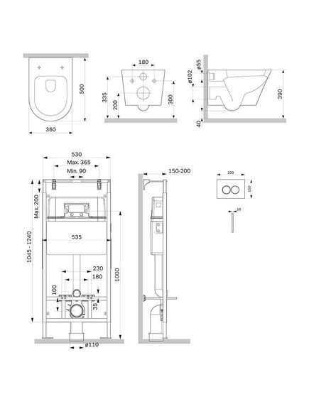 Купить IS110151.741701 Инсталляция EasyFit с клав L глянц хром с подвес унит Sense FlashClean с сид (is110151.741701) по цене 50390 руб., в Санкт-Петебруге в интернет магазине 100-Систем, а также дургие товары AM.PM из раздела Готовые решения и Инсталляции