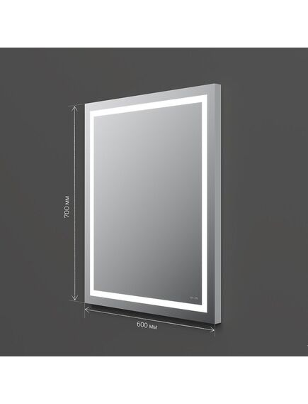 Купить M91AMOX0601WG Универсальное зеркало настенное с контурной LED-подсветкой, 60 см (m91amox0601wg) по цене 8790 руб., в Санкт-Петебруге в интернет магазине 100-Систем, а также дургие товары AM.PM из раздела Зеркала и Мебель для ванной комнаты