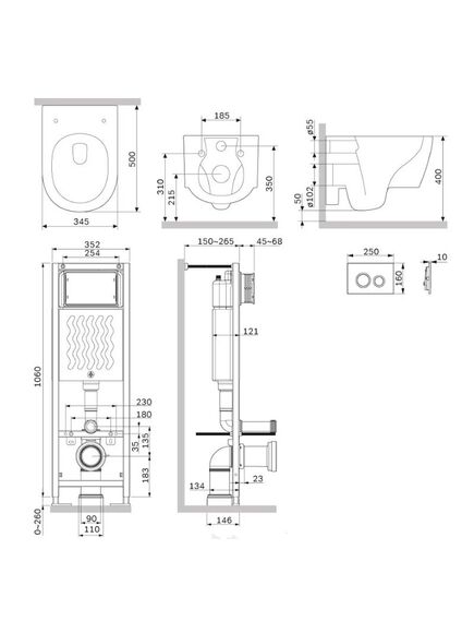 Купить IS110151.DX77C1700 Инсталляция Ergo Fit с клав L глянц хром с подвес унит Jupiter без ободка с сид (is110151.dx77c1700) по цене 51390 руб., в Санкт-Петебруге в интернет магазине 100-Систем, а также дургие товары AM.PM из раздела Готовые решения и Инсталляции