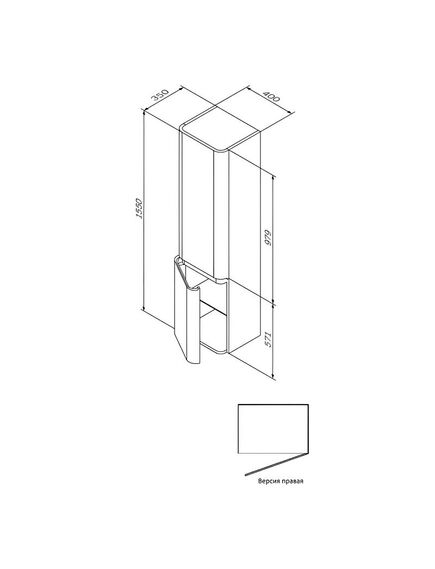 Купить M30CHR0406TF Sensation, Шкаф-колонна, подвесной, правый, 40см, двери, табачный дуб, текстурированная (m30chr0406tf) по цене 410690 руб., в Санкт-Петебруге в интернет магазине 100-Систем, а также дургие товары AM.PM из раздела Пеналы и Пеналы, комоды, шкафы