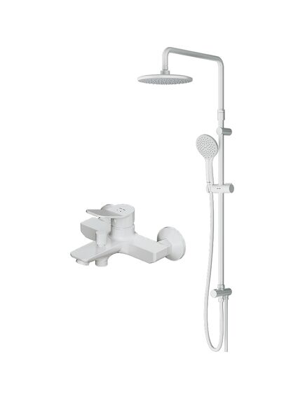 Купить F43885A14 X-Joy набор 2в1: см-ль д/ванны/душа, верхний душ d 220 мм, ручн.душ 110 мм, 1 ф-ция, душев (f43885a14) по цене 34690 руб., в Санкт-Петебруге в интернет магазине 100-Систем, а также дургие товары AM.PM из раздела Душевые стойки и Душевые стойки, системы, панели, гарнитуры