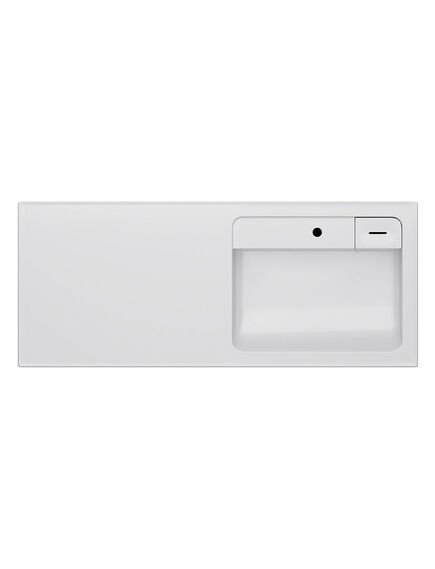 Купить M85AWPR1201WG X-Joy, Раковина над стиральной машиной, литьевой мрамор, правая, 120 см, белый глянец (m85awpr1201wg) по цене 22790 руб., в Санкт-Петебруге в интернет магазине 100-Систем, а также дургие товары AM.PM из раздела Раковины над стиральной машиной и Раковины и пьедесталы