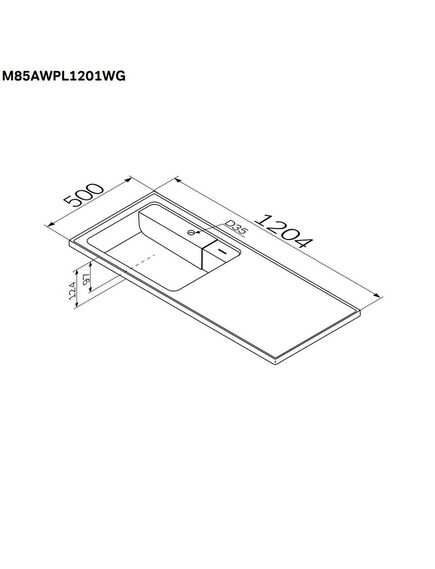 Купить M85AWPL1201WG X-Joy, Раковина над стиральной машиной, литьевой мрамор, левая, 120 см, белый глянец (m85awpl1201wg) по цене 22790 руб., в Санкт-Петебруге в интернет магазине 100-Систем, а также дургие товары AM.PM из раздела Раковины над стиральной машиной и Раковины и пьедесталы