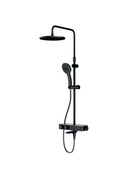 Купить F0750A522 Inspire V2.0, душевая система, набор: см-ль д/ванны/душа с термостатом, верхний душ d 250 (f0750a522) по цене 113990 руб., в Санкт-Петебруге в интернет магазине 100-Систем, а также дургие товары AM.PM из раздела Душевые стойки и Душевые стойки, системы, панели, гарнитуры