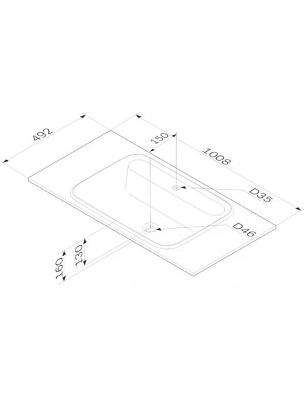 Купить M8FWPC1000WM Func, Раковина мебельная, литьевой мрамор, 100 см, цвет белый матовый (m8fwpc1000wm) по цене 24490 руб., в Санкт-Петебруге в интернет магазине 100-Систем, а также дургие товары AM.PM из раздела Встраиваемые раковины и Раковины и пьедесталы