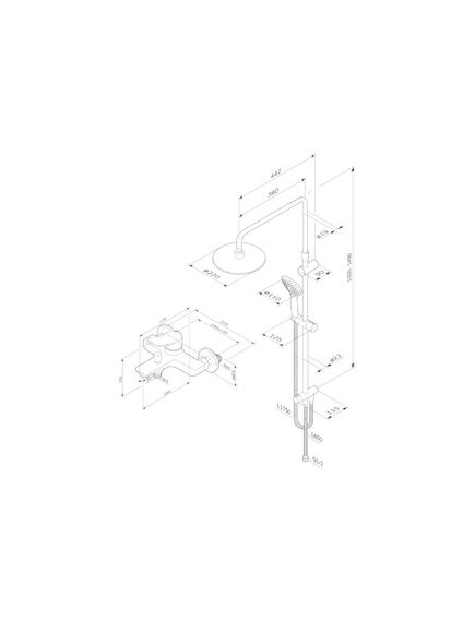 Купить F42885A14 X-Joy набор 2в1: см-ль д/ванны/душа, верхний душ d 220 мм, ручн.душ 110 мм, 1 ф-ция, душев (f42885a14) по цене 39790 руб., в Санкт-Петебруге в интернет магазине 100-Систем, а также дургие товары AM.PM из раздела Душевые стойки и Душевые стойки, системы, панели, гарнитуры