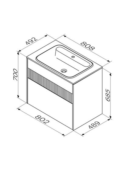 Купить M8FFUX0802WM Func, База 2 ящика (push-to-open), 80 см, цвет белый матовый (m8ffux0802wm) по цене 34190 руб., в Санкт-Петебруге в интернет магазине 100-Систем, а также дургие товары AM.PM из раздела Тумбы под раковину и Мебель для ванной комнаты