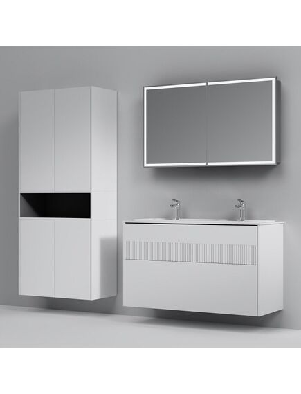 Купить M8FFUX1202WM Func, База 2 ящика (push-to-open), 120 см, цвет белый матовый (m8ffux1202wm) по цене 38690 руб., в Санкт-Петебруге в интернет магазине 100-Систем, а также дургие товары AM.PM из раздела Тумбы под раковину и Мебель для ванной комнаты