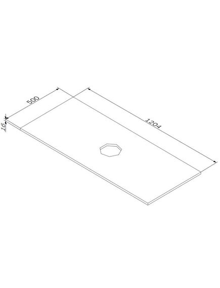 Купить M8FST1200WM Func, Столешница, 120 см, цвет белый матовый (m8fst1200wm) по цене 12990 руб., в Санкт-Петебруге в интернет магазине 100-Систем, а также дургие товары AM.PM из раздела Столешницы и Мебель для ванной комнаты